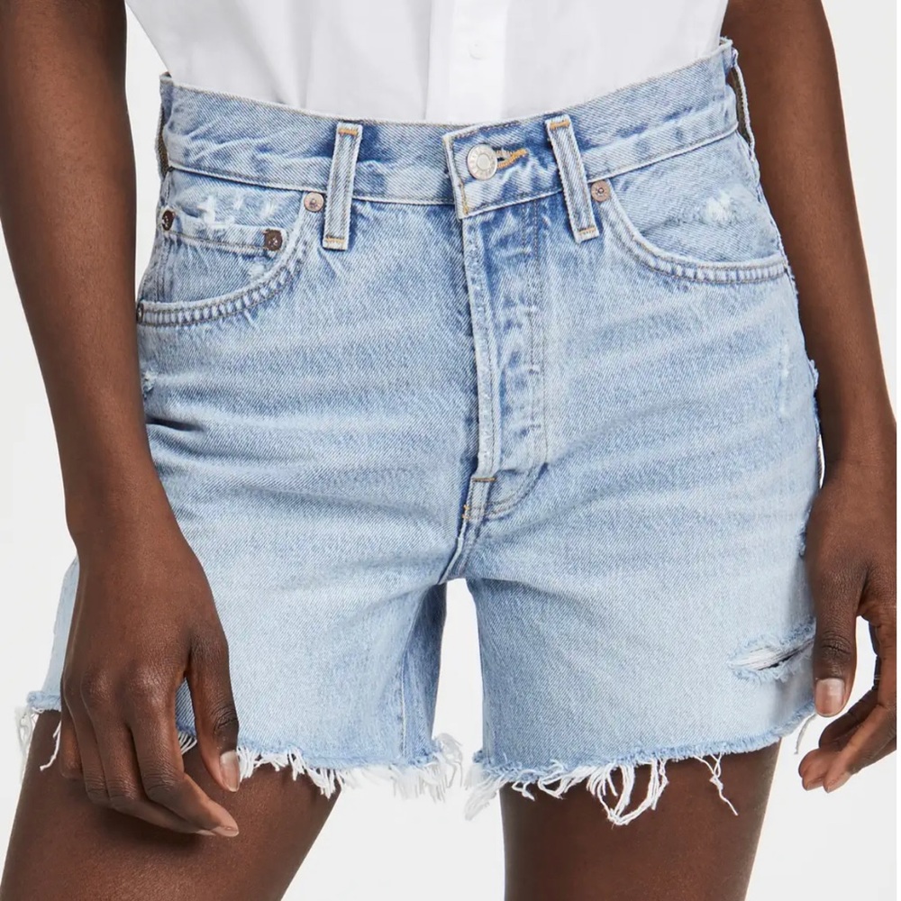 Agolde Parker long loose fit vintage shorts